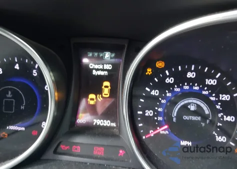 2016 Hyundai Santa Fe Sport 2.0L Turbo из США, поврежденный, VIN 5XYZWDLA7GG327209